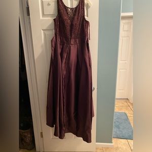 Formal high low dress.